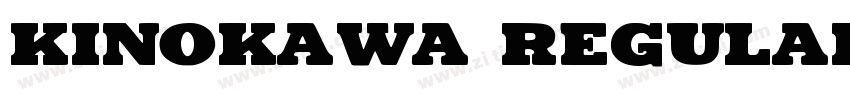 Kinokawa Regular字体转换